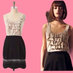 ANTHROPOLOGIE ONE SEPTEMBER ruffle tank dress